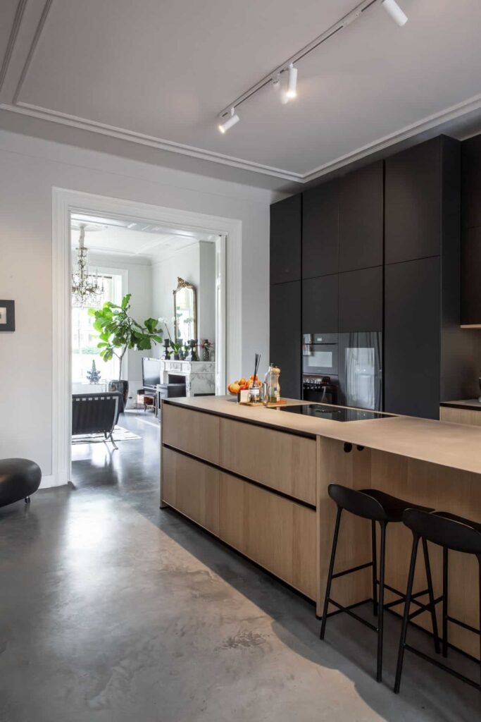 houten keuken herenhuis