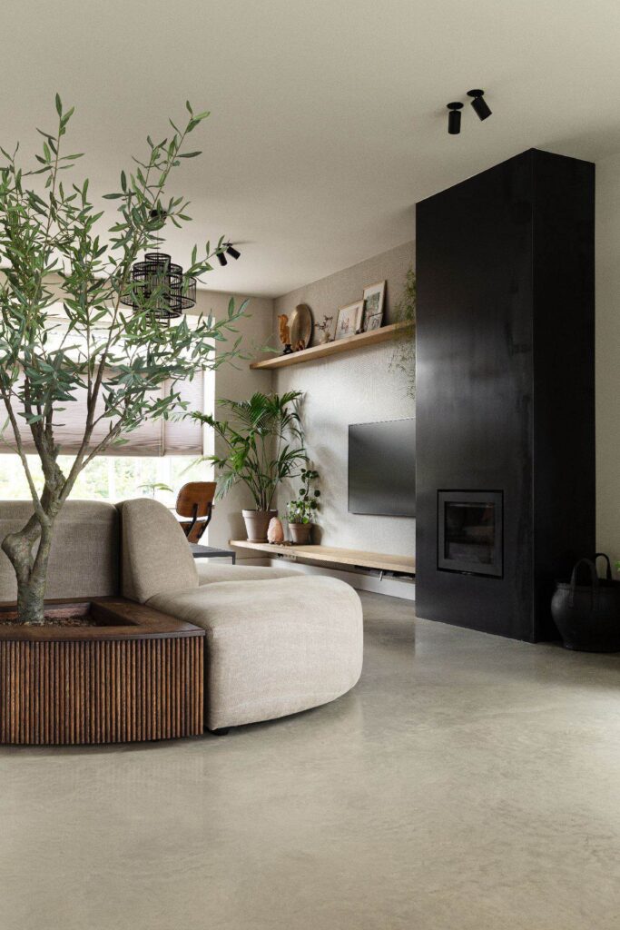 Gevlinderde woonbeton vloer Roosendaal