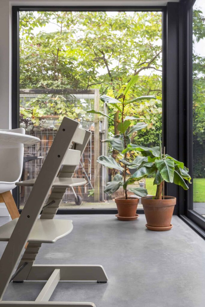 Gevlinderde woon betonvloer in Nuenen