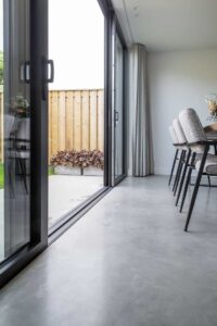 Gevlinderde betonvloer in Oss 