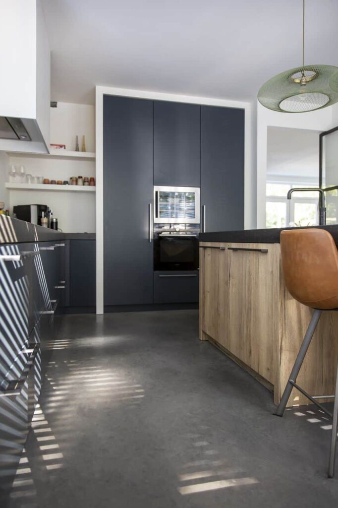betonvloer in keuken
