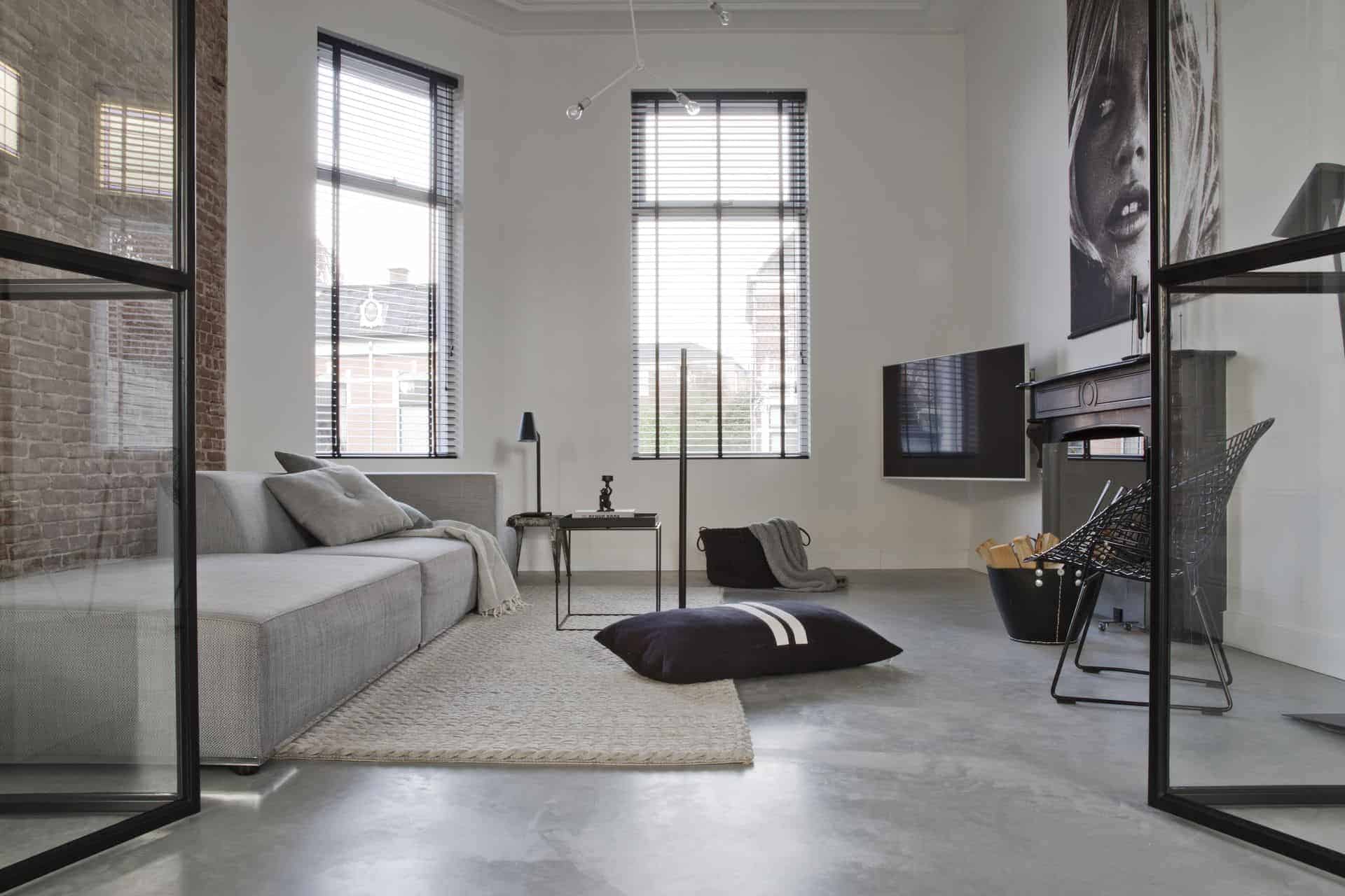 Whitney Ruwe olie verkoopplan 4x een beton- of betonlook vloer in je woonkamer - Willem Designvloeren